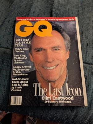 GQ Gentlemen's Quarterly March 1993 Clint Eastwood, Drew Barrymore - Image 1 of 4