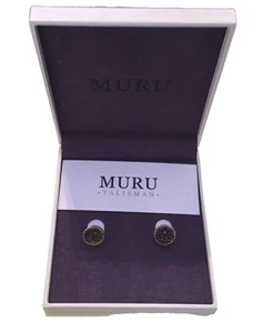 PENDIENTES MANDALA MURU THE PUTIY Oro Rosa Vermeil | TOTALMENTE NUEVOS en Caja de Regalo - Imagen 1 de 5