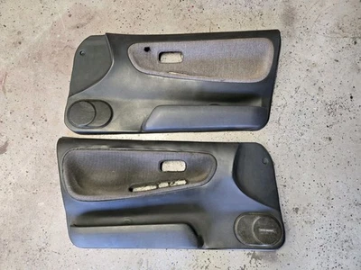 89-93 Nissan 240sx S13 RH + LH Pass + Panel de puerta lateral del conductor Tarjeta Ventana eléctrica Foto 1 de 4