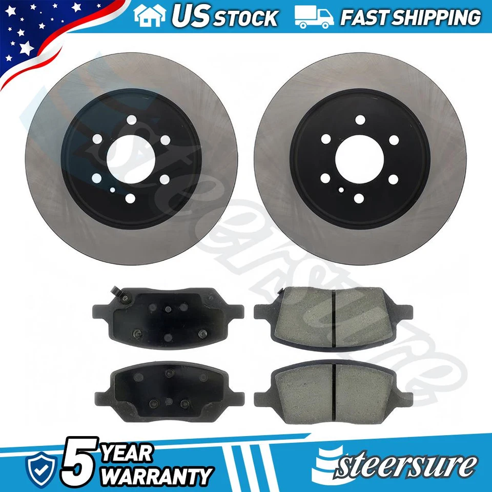 Kit de pastillas de freno trasero y rotor para VPG MV-1 2011 2012 4,6 L V8 Foto 1 de 1