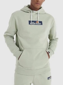 Ellesse Hombres Crestida Pullover Sudadera con Capucha Manga Larga Polar Sudadera Jersey XS-XL - Imagen 1 de 8