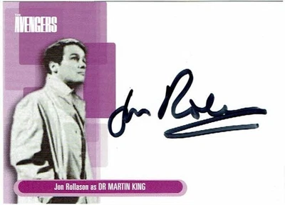 The Avengers Definitive Series 1 Auto Card A4 Jon Rollason as Doctor Martin King - Image 1 of 2