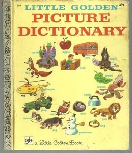 Little Golden Picture Dictionary Nancy Hulick Illustrated by Tibor Gergely 1971 - Picture 1 of 1