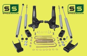 4" / 3" Lift Kit Spindles + Blocks + Shackles Shocks FOR 01 - 09 Ford Ranger 2WD - Bild 1 von 1