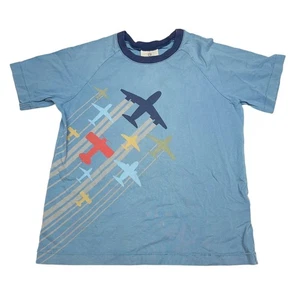 Camiseta Hanna Andersson Talla 130 8 Bos Creature Voyager Gráfica Azul Algodón Perú - Imagen 1 de 5