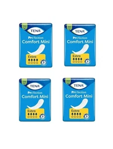 Tena Incontinence Pads Protection Comfort Mini Extra x120 Pack Dry Odour Control - Picture 1 of 5