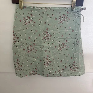 NUEVO CON ETIQUETAS Falda Floral Verde Cintura Elástica Sunset West Niñas Talla Grande - Imagen 1 de 5