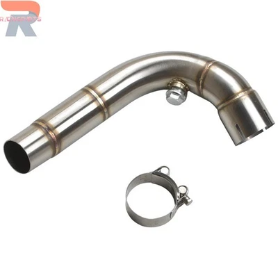 51mm Stainless Steel Mid Pipe for 2007-2020 Honda CBR600RR - Image 1 of 4