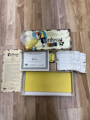 VTG Cutthroat Board Game Limited Edition Pirate Game 0542/2500 1978 Game Rare - Image 1 of 3