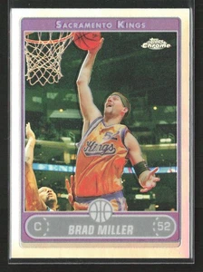 Brad Miller 2006-07 Topps cromo #73 refractores Sacramento Kings - Imagen 1 de 2