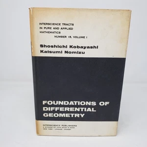 Foundations of Differential Geometry Vol 1 by Kobayashi & Nomizu 2nd Print, 1964 - Picture 1 of 7