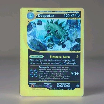 Despotar Pokemon Karte Deutsch 66/165 Expedition - Bild 1 von 3