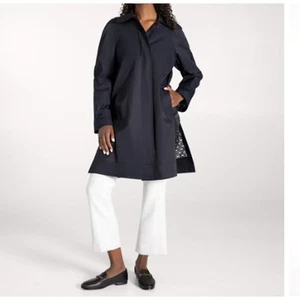 Sam Edelman Single Breasted Swing Trench Coat Size Large - Picture 1 of 8