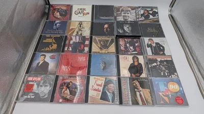 Lot of 26 Classic Rock CDs - Clapton, Bob Dylan, Neil Diamond, Rick Astley + mor - Image 1 of 4