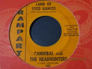 60's PSYCH GARAGE-CANNIBAL & THE HEADHUNTERS-LAND OF 1000 DANCES-RAMPART - Picture 1 of 2