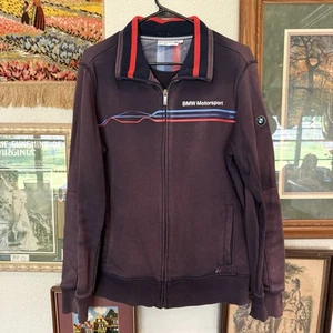 Chaqueta De Colección Años 90 RARA Motocicletas BMW Carreras Envejecida Talla Mediana - Imagen 1 de 8