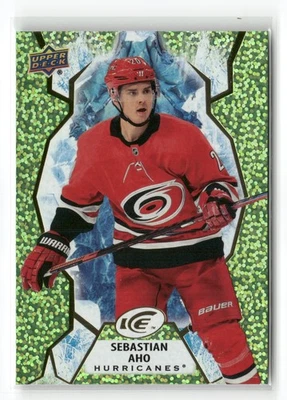 2021-22 Upper Deck Ice #71 Sebastian Aho Green - Image 1 of 2