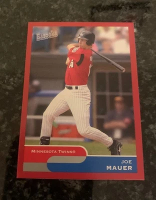 2004 Topps Baseball BAZOOKA #244 JOE MAUER ROOKIE - Image 1 of 2