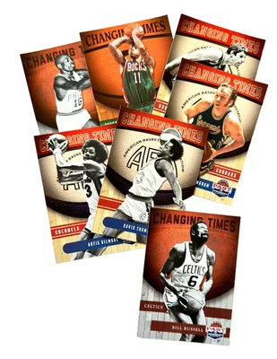 2012 Past & Present Changing Times insert lot: Russell, Thompson, Gilmore, Jones - Image 1 of 4
