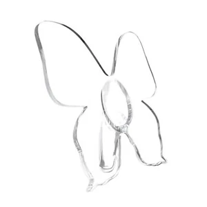 Clear Acrylic Butterfly Vase Ins Butterfly-Shaped Single Flowers Vase For Home - Picture 1 of 12