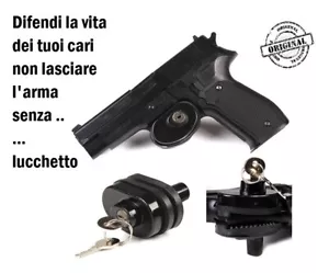 Lucchetto Serratura per Armi Pistola Sicurezza Proteggi Polizia Guardie Giurate - Foto 1 di 6