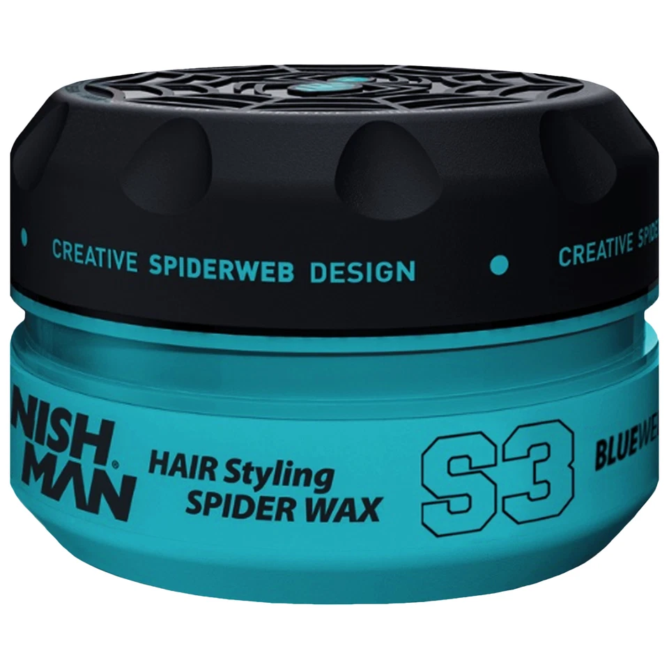 Nishman Spider Wax Blueweb 150ml Haarstyling-Wachs, mittlerer Halt und Glanz