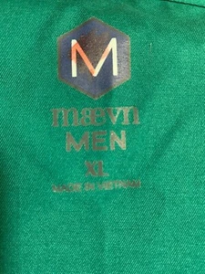 SCRUB TOP SIZE XL MAEVN MEN NWT HUNTER GREEN 3 POCKET NURSE MEDICAL VET DENTAL - Picture 1 of 8