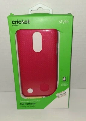 Funda protectora de pantalla y escudo de diseñador LG Fortune™ Cricket inalámbrica Foto 1 de 3