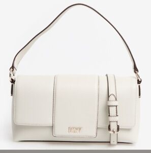 100% Genuine DKNY  Pebble Chriselle Flap Demi Cross Body Bag