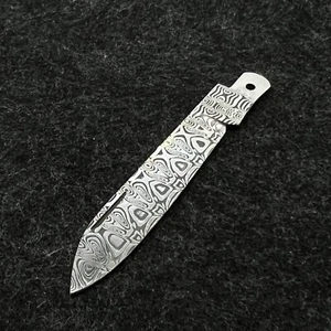 Schwedisches Damast Pulverstahl Ersatzklinge für 91mm Victorinox Schweizer Taschenmesser - Bild 1 von 10