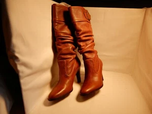 elegante Damenstiefel aus Leder, nie getragen - Bild 1 von 5