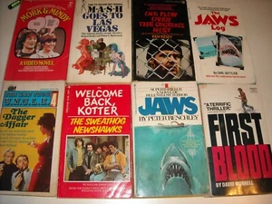 TV Movie 8 paperbacks 1962-1978 - Picture 1 of 8
