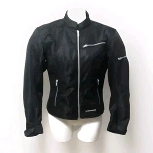 Firstgear Protective Contour Mesh Armoured Black Motorcycle Riding Jacket Large - Picture 1 of 12