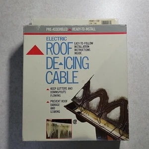 Easy Heat Electric Roof Gutter Overhang Downspout De-Icing Cable 30 Feet 150W - Picture 1 of 6