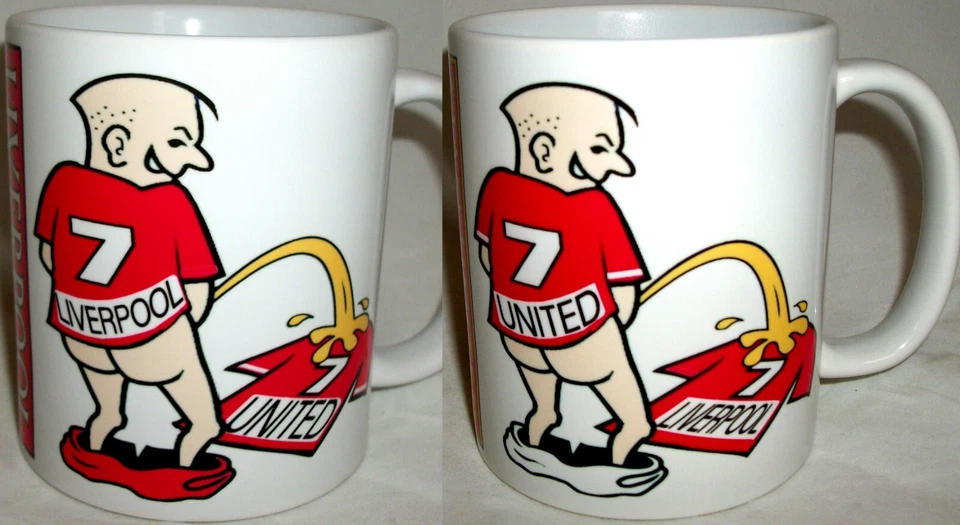 Funny Wee On Liverpool United  Tea Mug Football Fan Manchester Shirt Rivalry  - Image 1 of 1