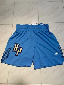 Adidas Authentic HP HUNTINGTON PREP shorts Blue Men M  - Picture 1 of 3
