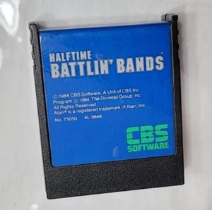 HALFTIME BATTLIN BANDS Atari 400/800/XL/XE cartridge Battling tested working - Picture 1 of 5