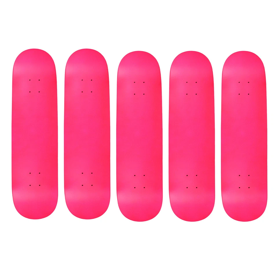 BETTER MADE BLANKS: 5 - 7.5' NEON PINK Skateboard DECKS BRAND NEW IN SHRINK - Image 1 of 1