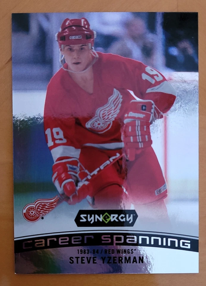 2017/18 UPPER DECK SYNERGY  CAREER SPANNING CS-2 STEVE YZERMAN RED WINGS - Image 1 of 2