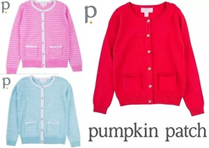 Pumpkin Patch Carly Rose Cardigans Two Pockets Gold Tone Buttons Sze 10 RRP $30 - Picture 1 of 4