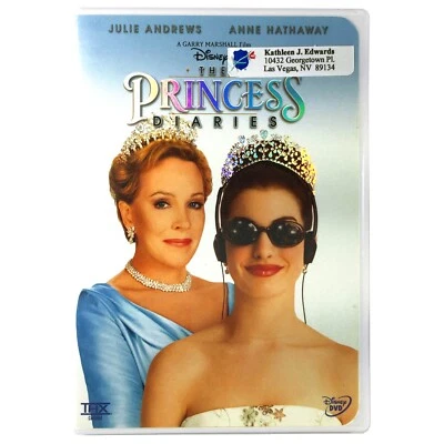 Walt Disney's - The Princess Diaries (DVD, 2001, Full Screen) Like New ! Foto 1 de 3