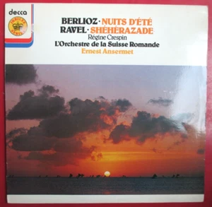 RÉGINE CRESPIN ERNEST ANSERMET - LP "BERLIOZ: NUITS D'ÉTÉ - RAVEL: SHÉHÉRAZADE" - Picture 1 of 2