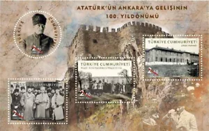 TURKEY / 2019, The 100th Anniversary of Atatürk's Arrival in Ankara, MNH - Picture 1 of 1