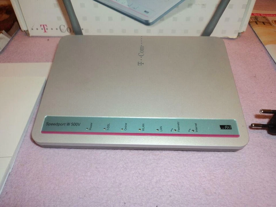 T-Com Speedport W 500V 54 Mbps Wireless G Router, VoIP, 2 Jahre Garantie - Bild 1 von 1