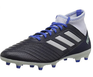 adidas Women's Predator 18.3 FG Soccer Cleats BD7299 Ink/Silver/Blue BX 11