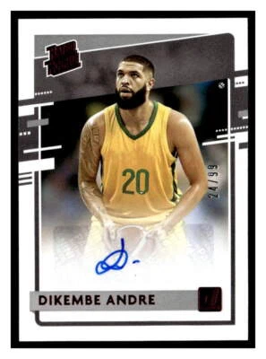 DIKEMBE ANDRE 2021 PANINI DONRUSS AUTOGRAPH /99 AUTO - Image 1 of 2