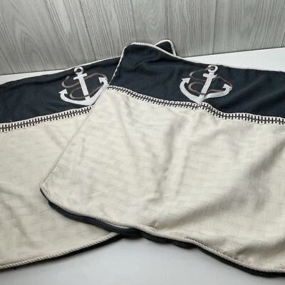 UN PAR de fundas de almohada europeas Croscill Yachtsman (2 fundas) Foto 1 de 4