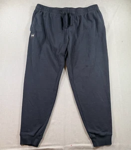 Under Armour Rival Joggers Mens 3XL Black Fleece Tapered Sweatpants UA - Picture 1 of 9