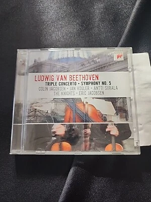 Beethoven: Triple Concerto; Symphony No. 5 Jacobsen/Vogler/Knights + original PR - Image 1 of 4