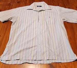 Polo Ralph Lauren Men's Button Up Shirt Large 16½ Designer Casual Summer - Picture 1 of 8